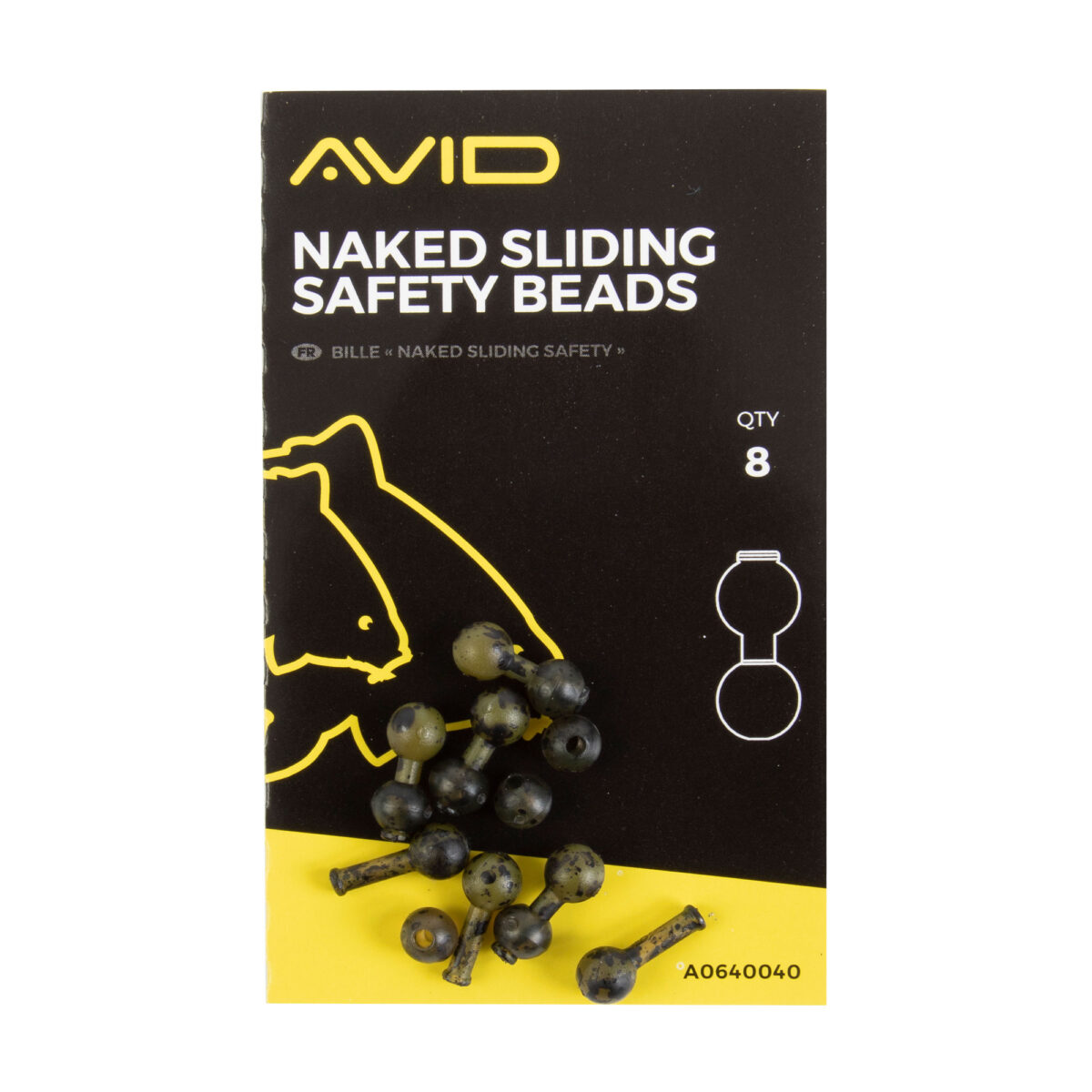 avid terminal tackle   naked safety beads