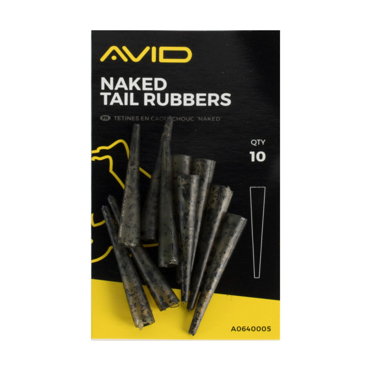 avid terminal tackle   naked tail rubber