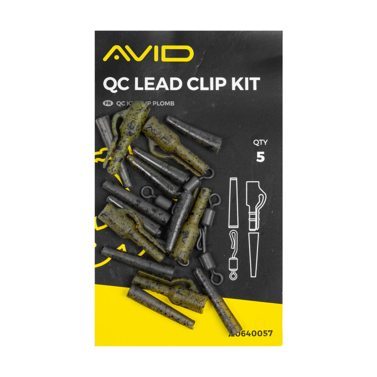 avid terminal tackle   qc lead clip kitaly 5