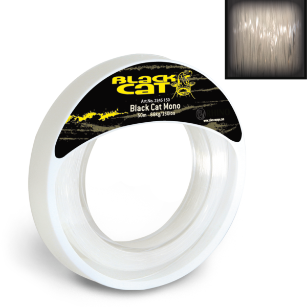 black cat 10mm mono leader l 50m 54kg 120lbs