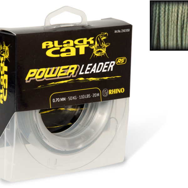 black cat 120mm power leader l 20m 100kg 220lbs