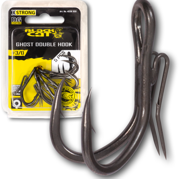 black cat 3 0 ghost double hook dg dg coating 5 pcs