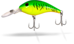 black cat 50g 16cm cranker firetiger sinking