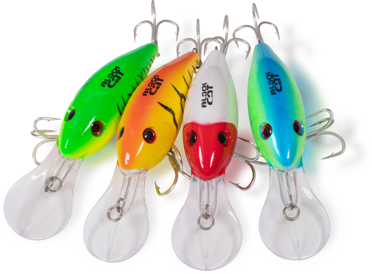 black cat 50g 16cm cranker red head sinking