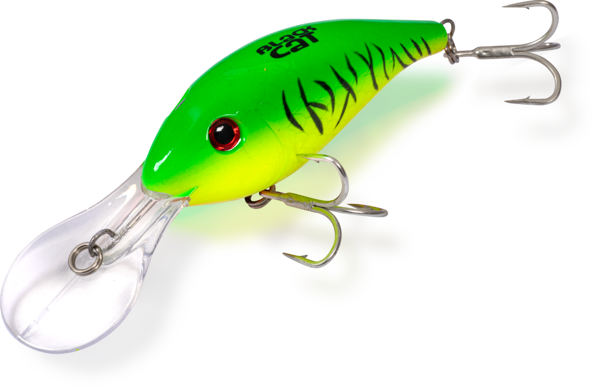black cat 50g 16cm cranker red head sinking