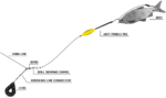 black cat 6 0 anti tangle rig l 200m 2 mainline 100mm