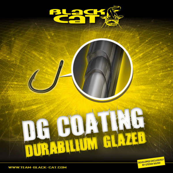 #8/0 Black Cat Mega Hook DG DG coating 6pcs » Fish.bg | Хвани повече с Fish.bg