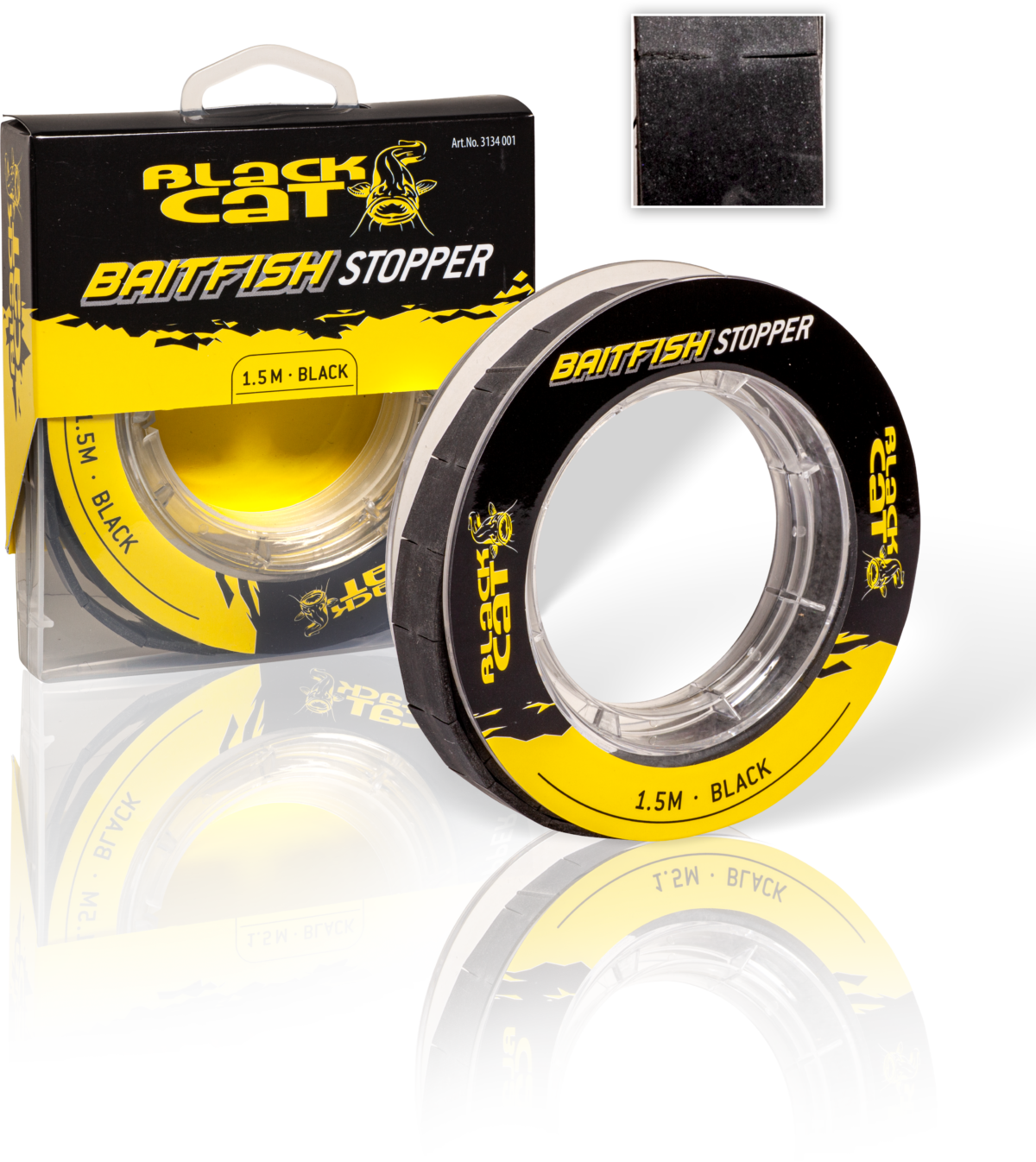 black cat baitfish stopper l 15m black