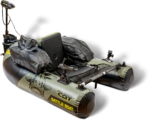 black cat battle boat set l 170cm