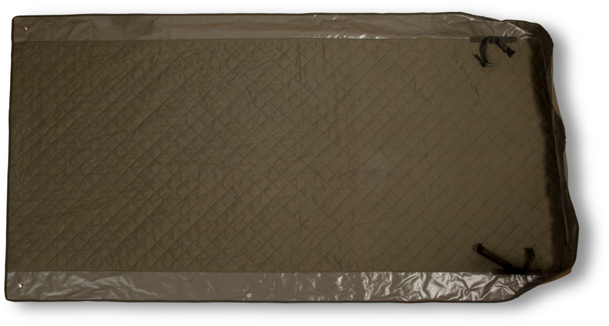 black cat extreme bedchair cover l 225cm w 107cm khaki