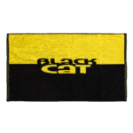 black cat hand towel