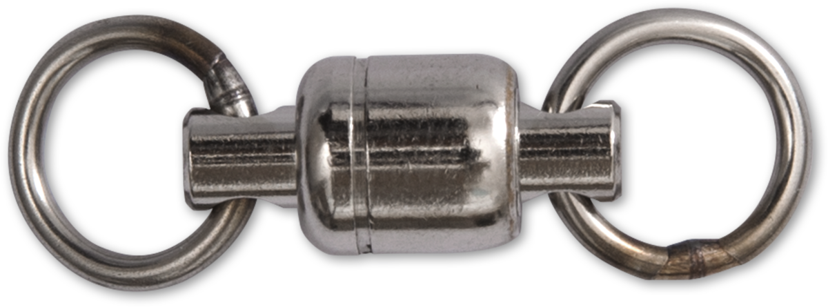 black cat l 25mm x strong ball bearing swivel 125kg black nickel 3 pcs