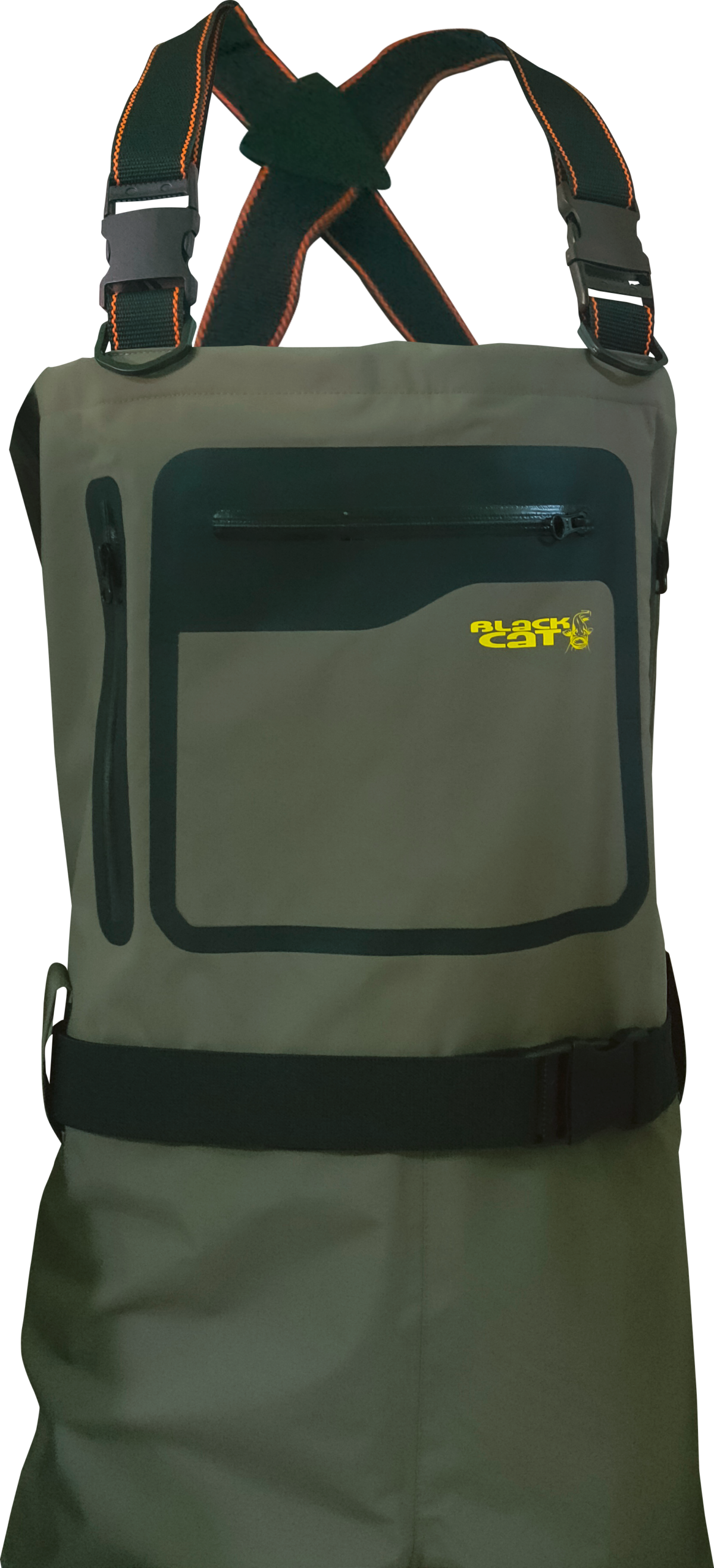 black cat l waders green