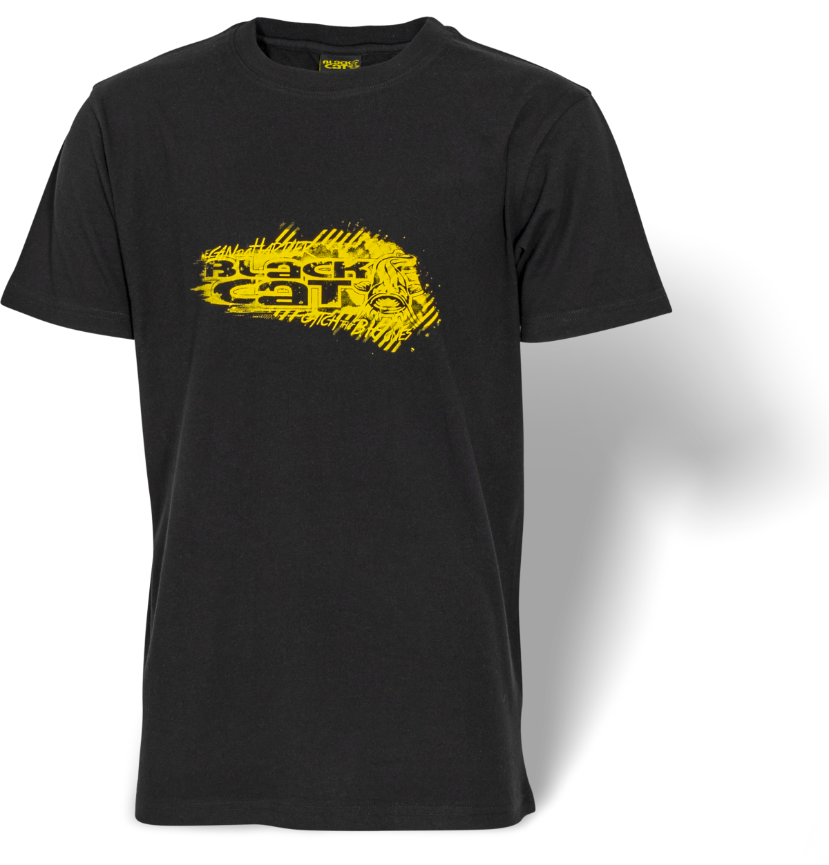 black cat m black shirt black