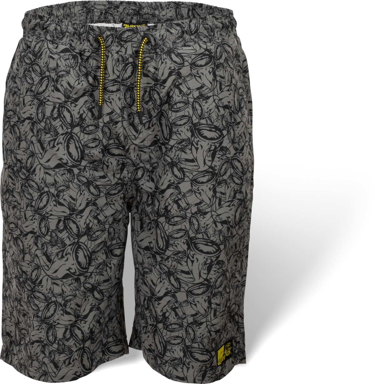 black cat s beach shorts grey black