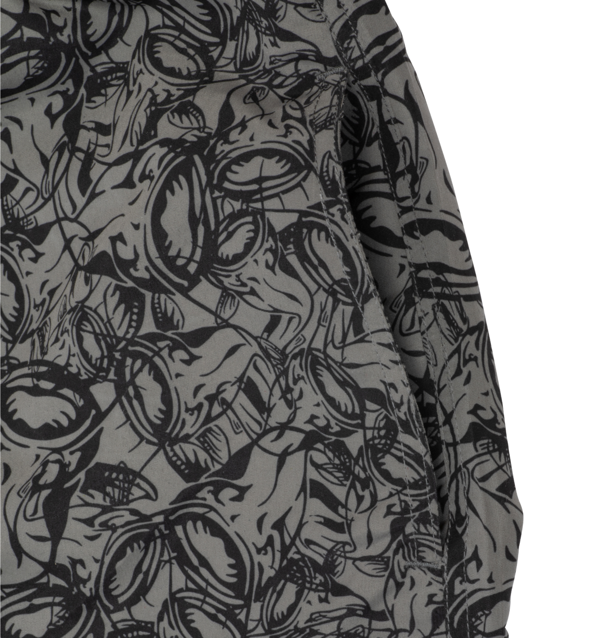 black cat s beach shorts grey black