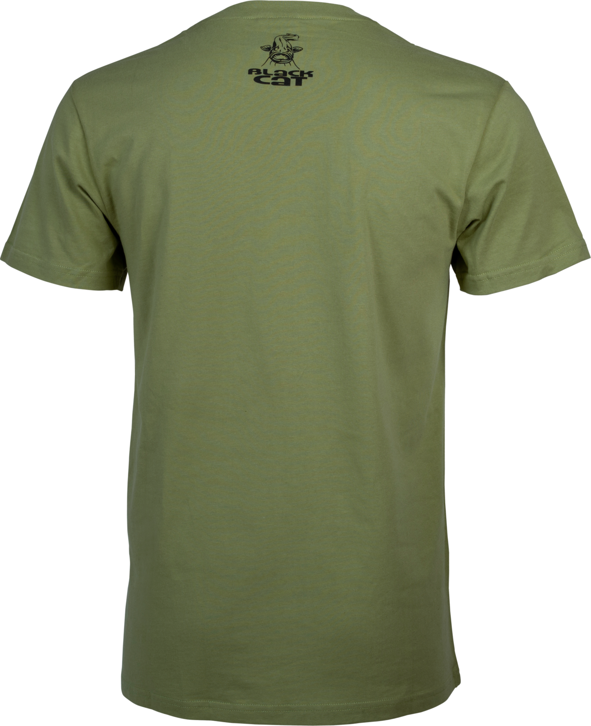 black cat s military shirt green