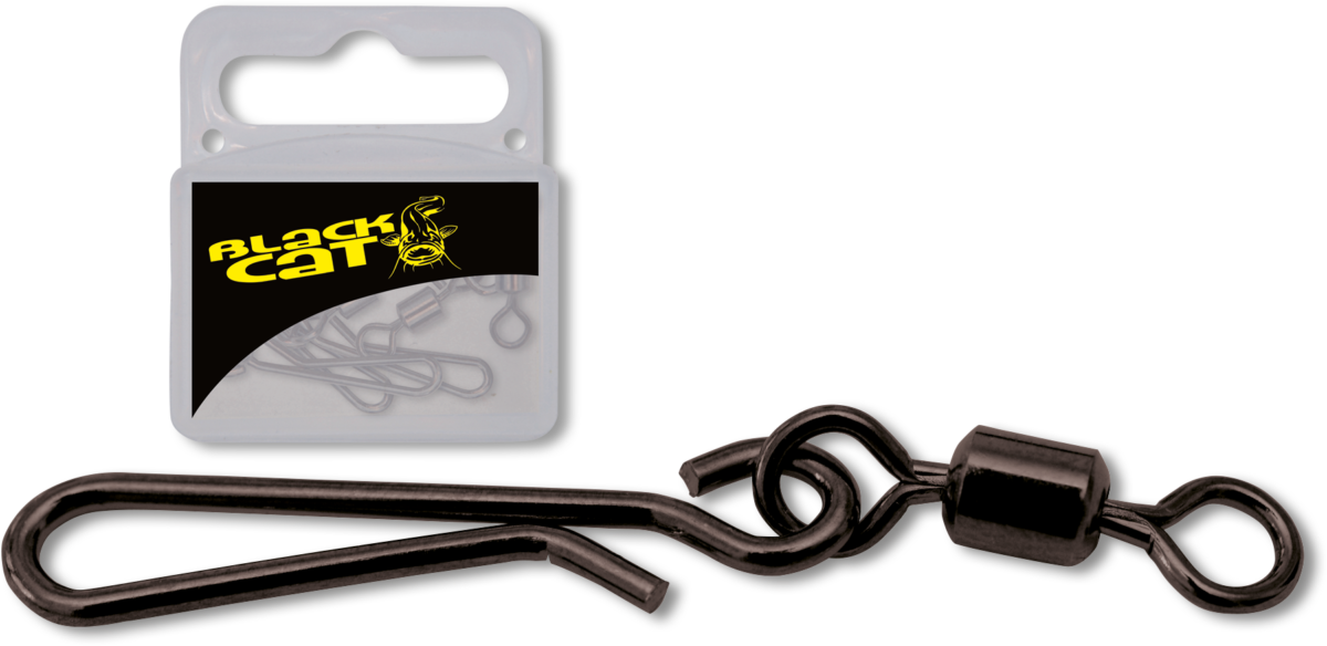 black cat uni clip 30kg black dull 5 pcs