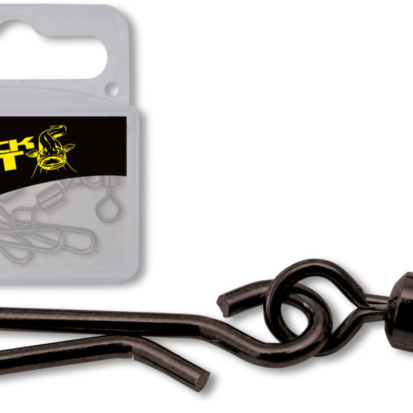 black cat uni clip 30kg black dull 5 pcs