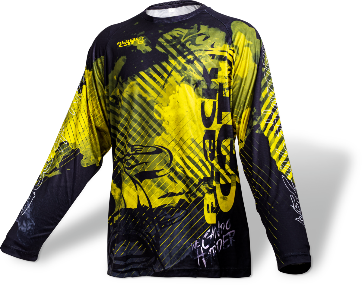 black cat xxl fishing jersey