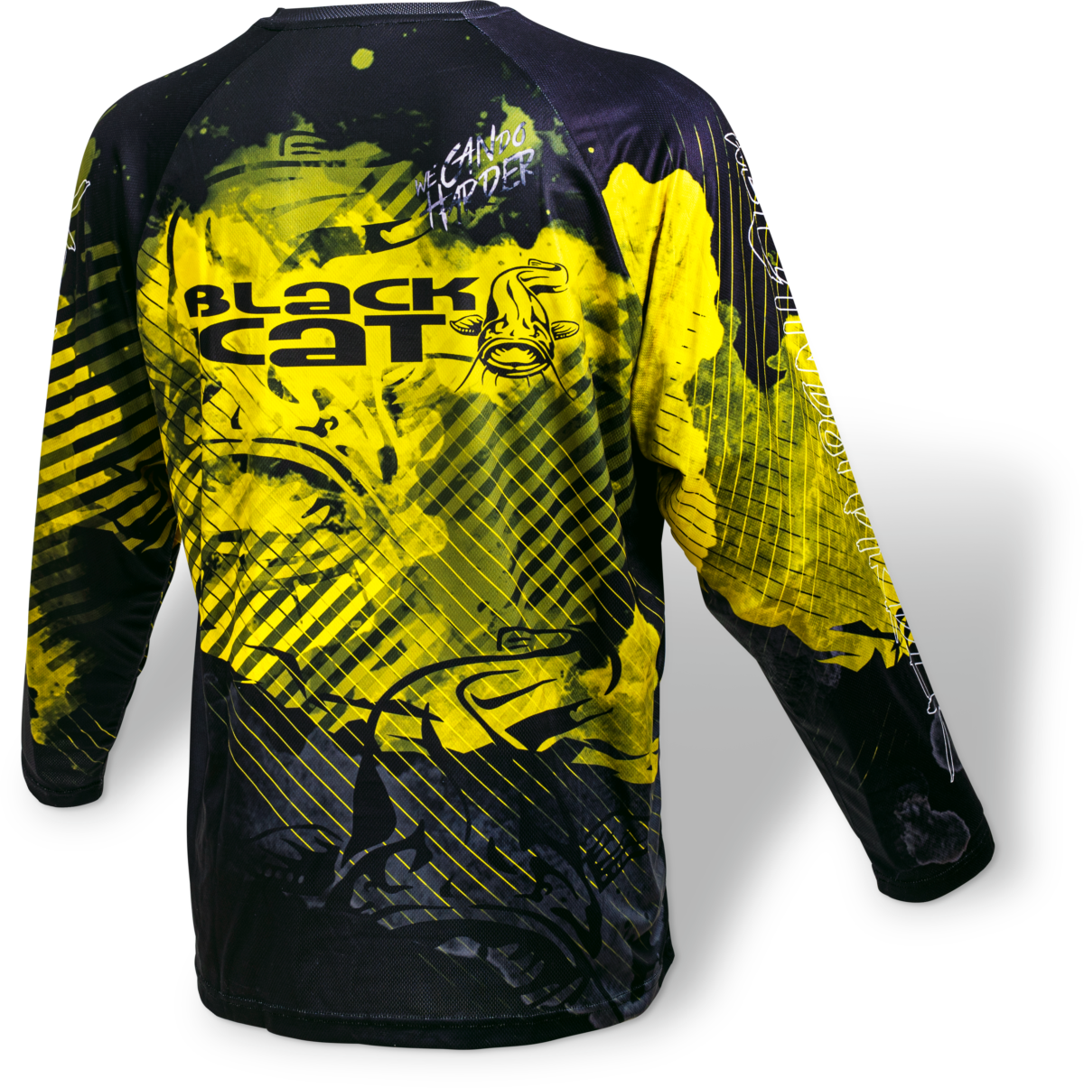 black cat xxl fishing jersey