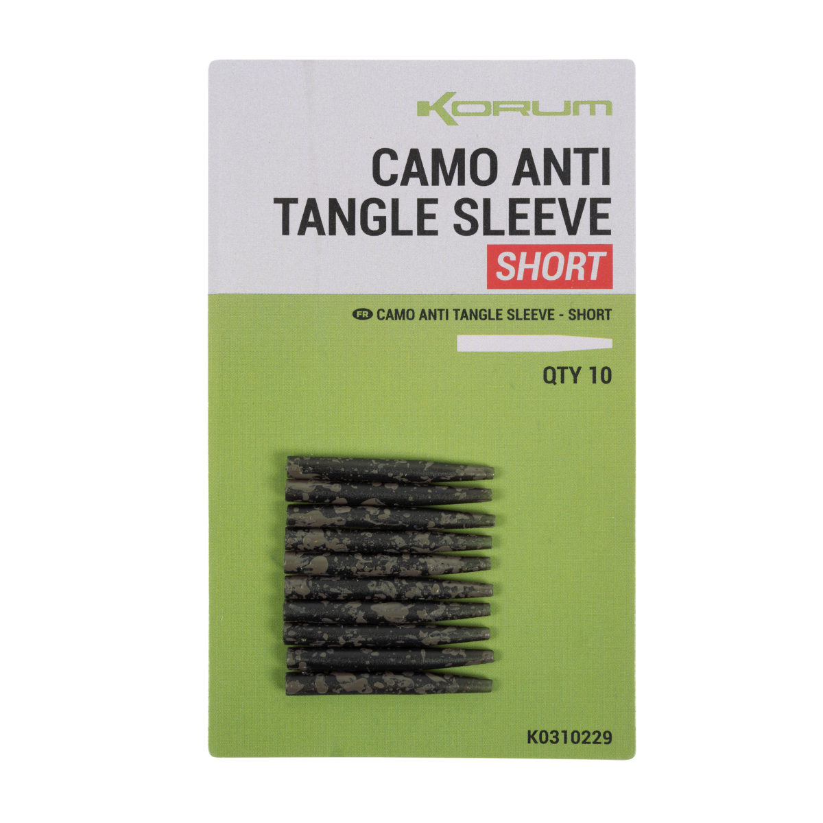 camo anti tangle sleeve   short