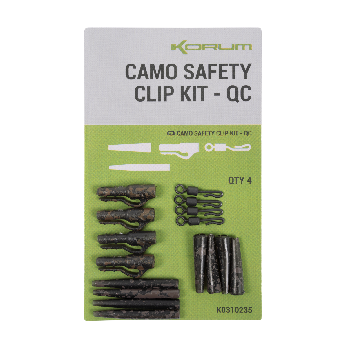 camo safety clip kit   qc