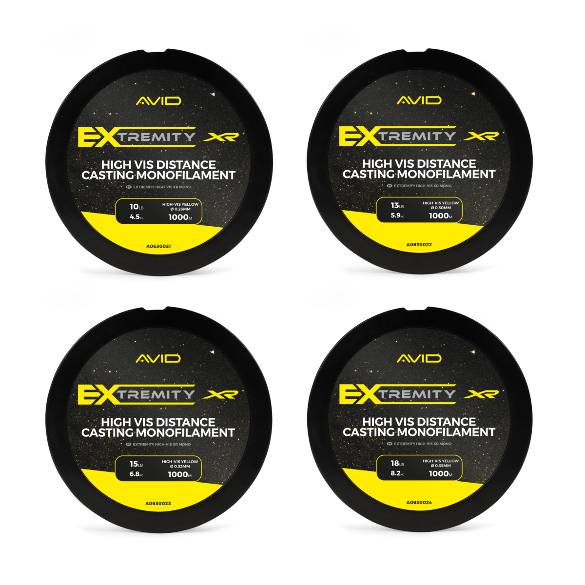 extremity hi vis xr mono 0 35mm 18lbs 5 4kg 1000m