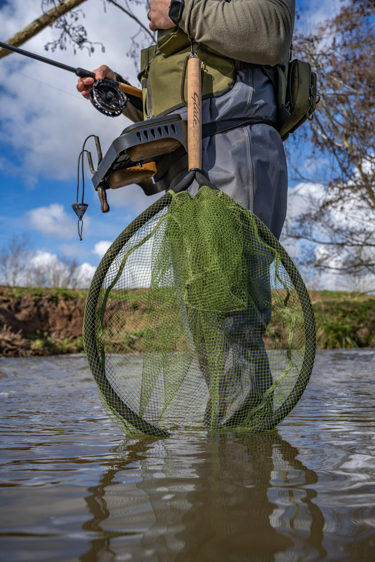 glide wading net   latex 26