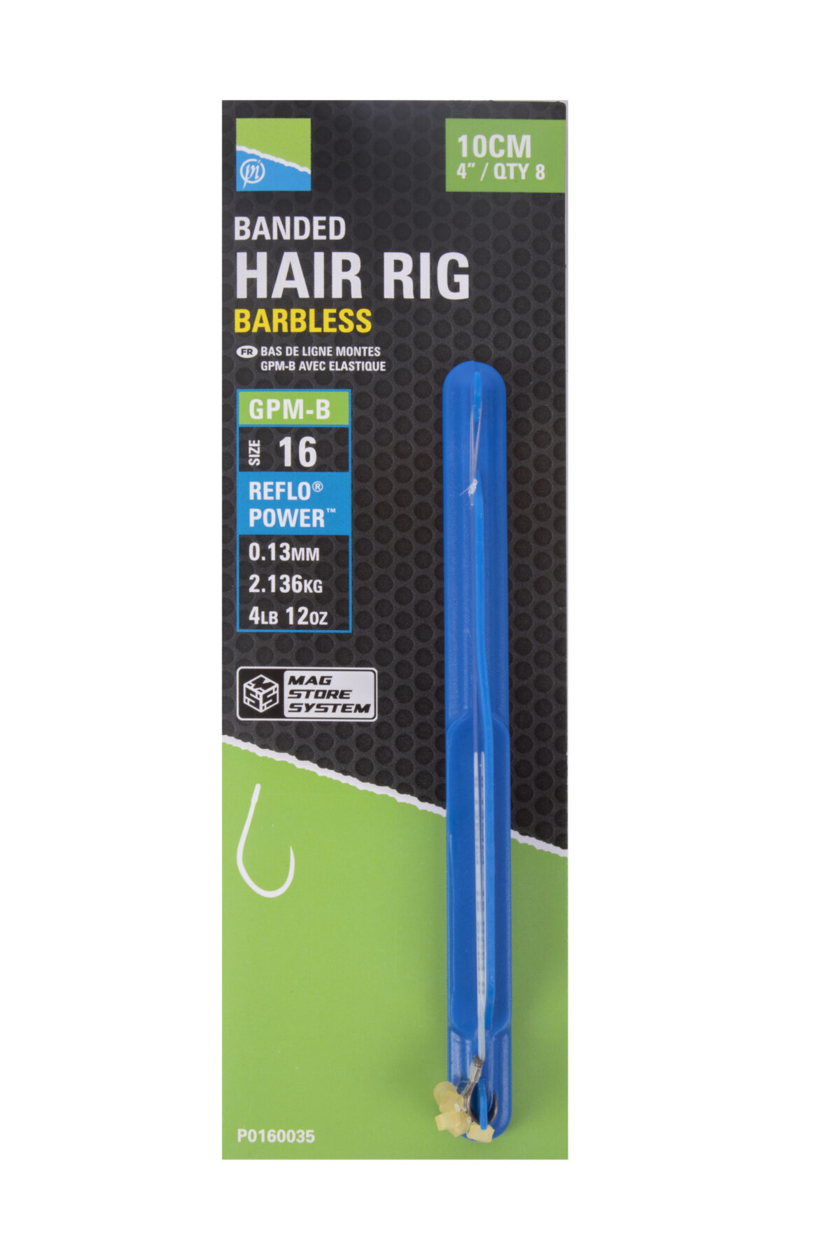 gpm b banded hair rigs   4 10cm   14 gpm b