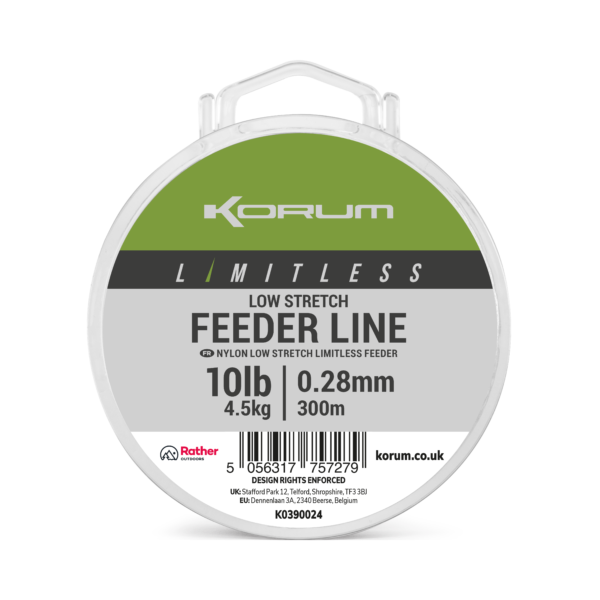 limitless feeder line 300m   3 6kg 8lb 0 28