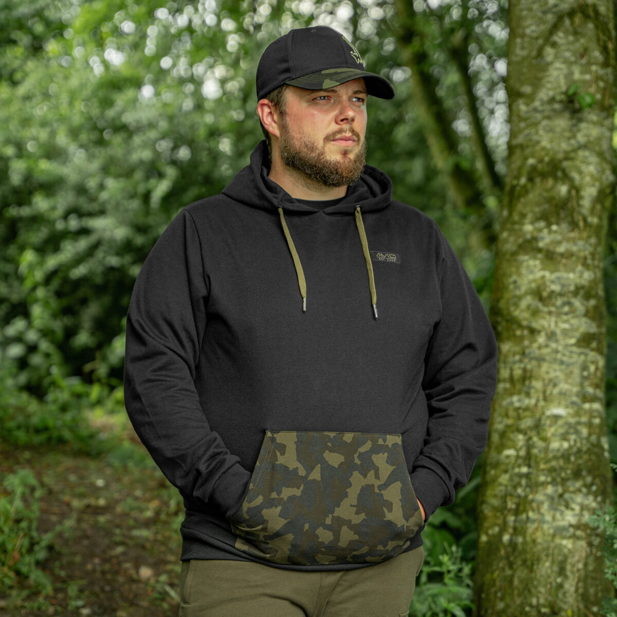 minimal hoodie black   xxxl