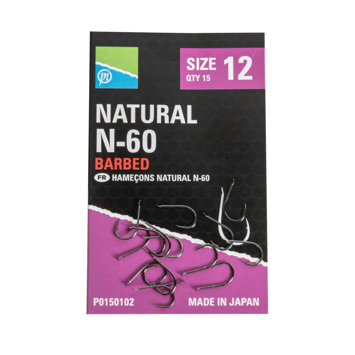 natural n 60 size 10