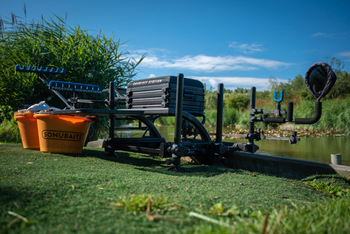 orange groundbait bucket 17l