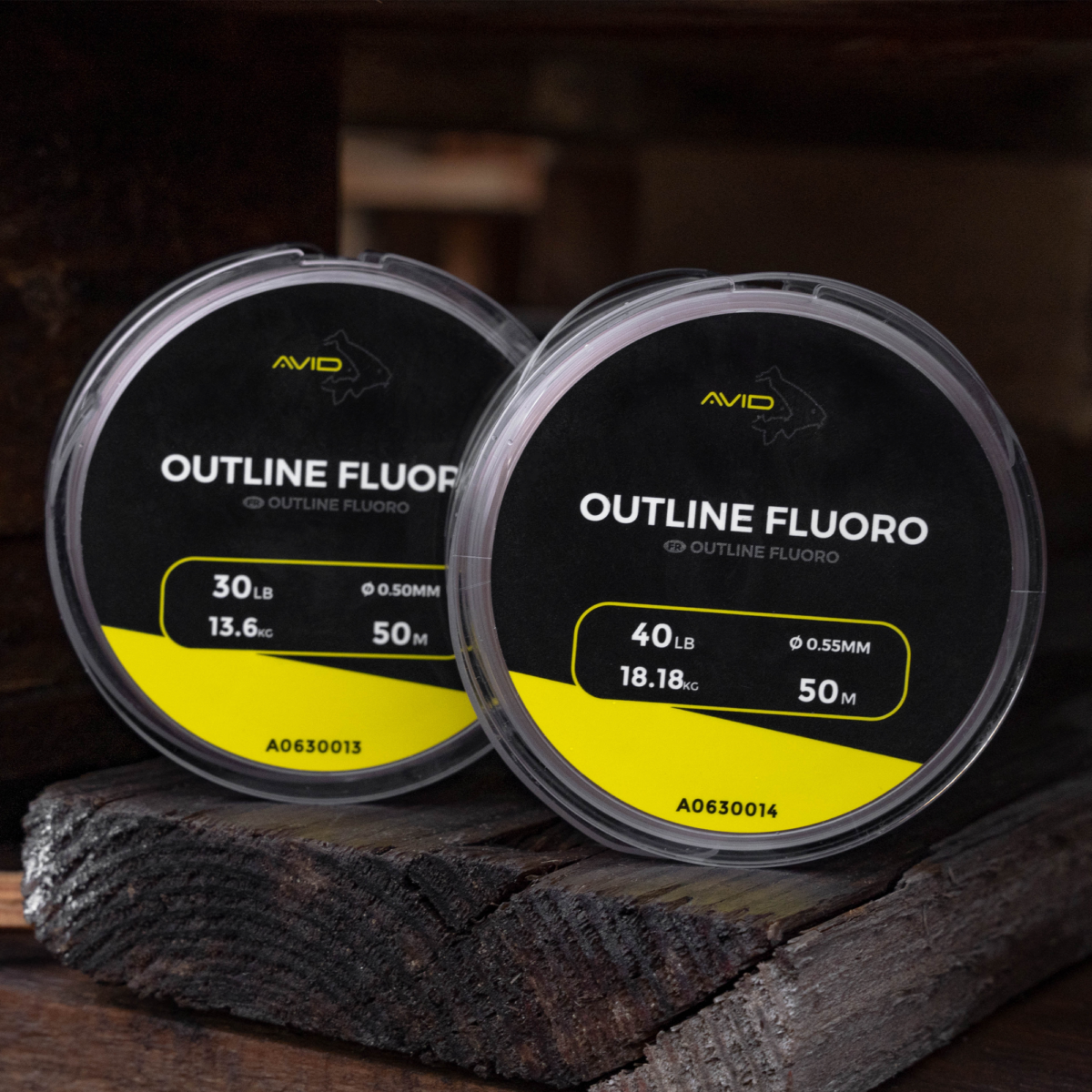 outline fluoro 50m  30lb 13 6kg  50mm
