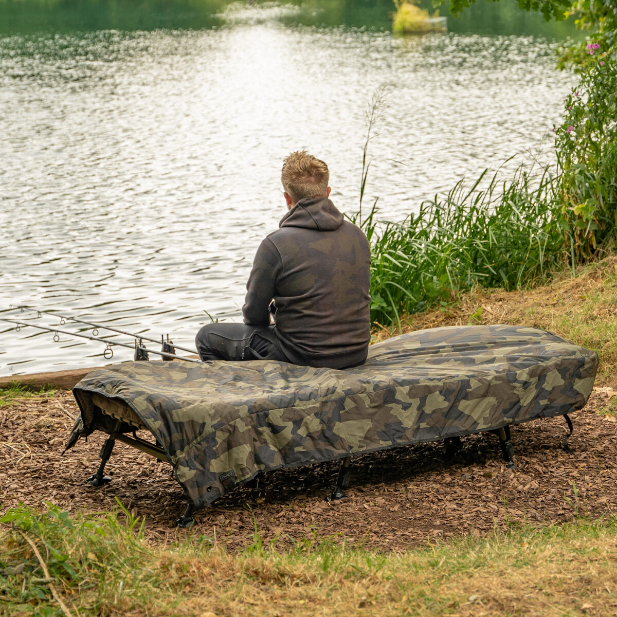 ripstop camo bedchair cover