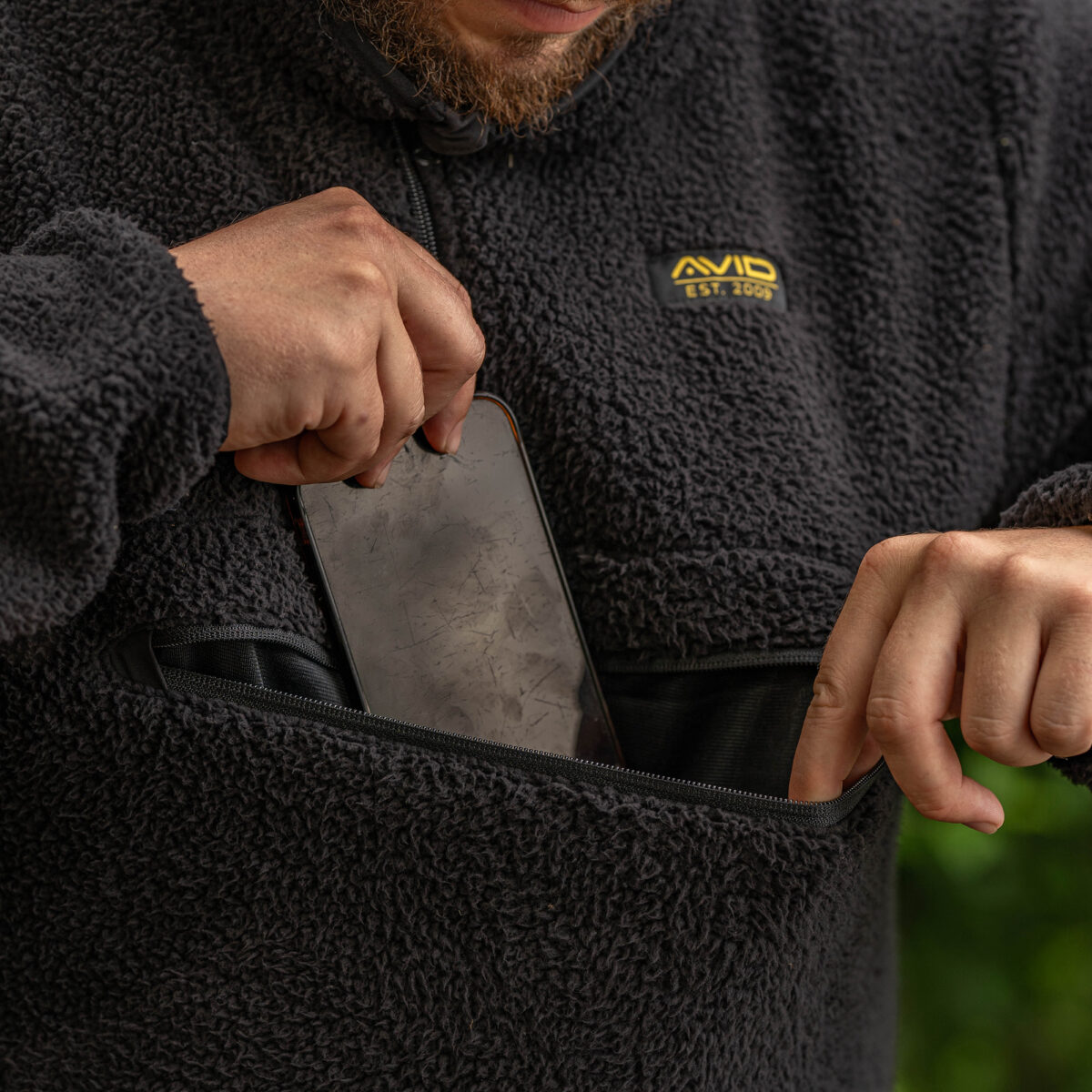 sherpa pullover   l