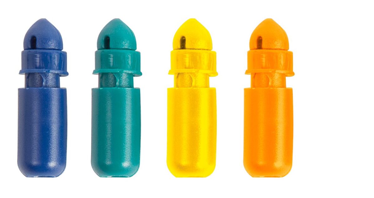 slip hollo connector   orange