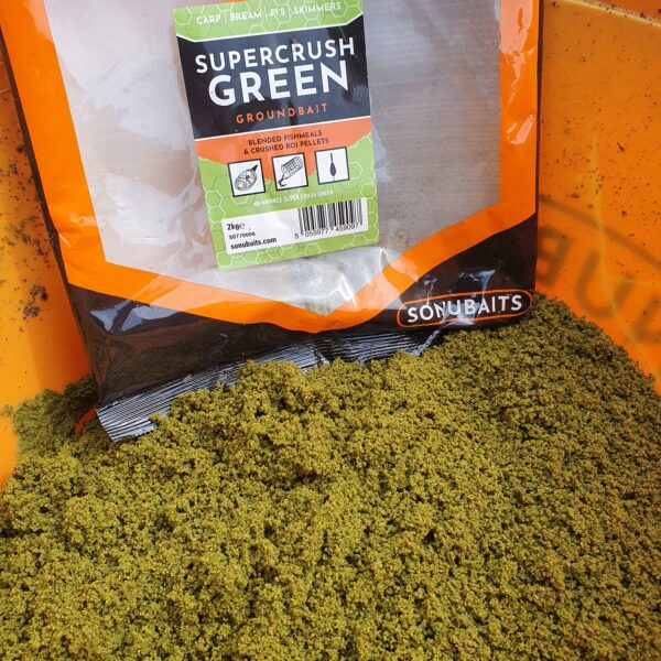 sonu supercrush green groundbait 2kg