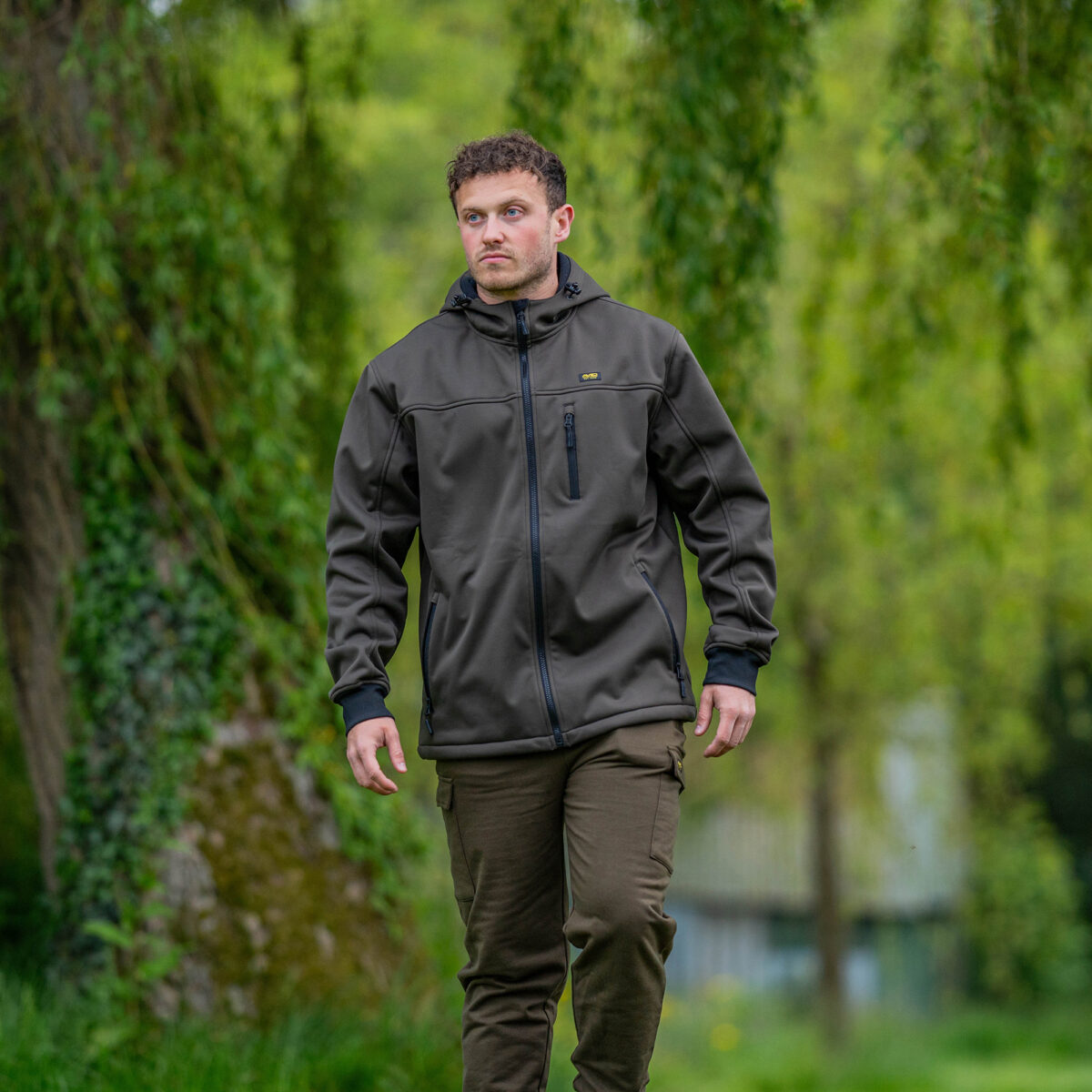 thermitalye soft shell hoodie   m