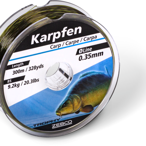 Zebco Ø 040mm Trophy Carp L 250m 273yds 127kg / 280lbs dark camo » Fish.bg | Хвани повече с Fish.bg