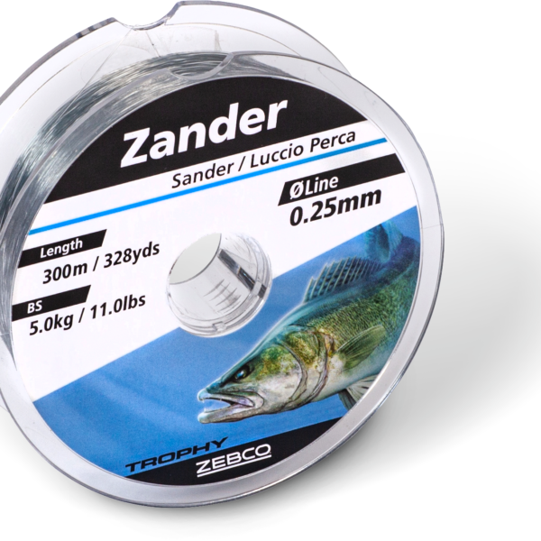 Zebco Ø 028mm Trophy Zander L 300m 328yds 59kg / 130lbs grey » Fish.bg | Хвани повече с Fish.bg