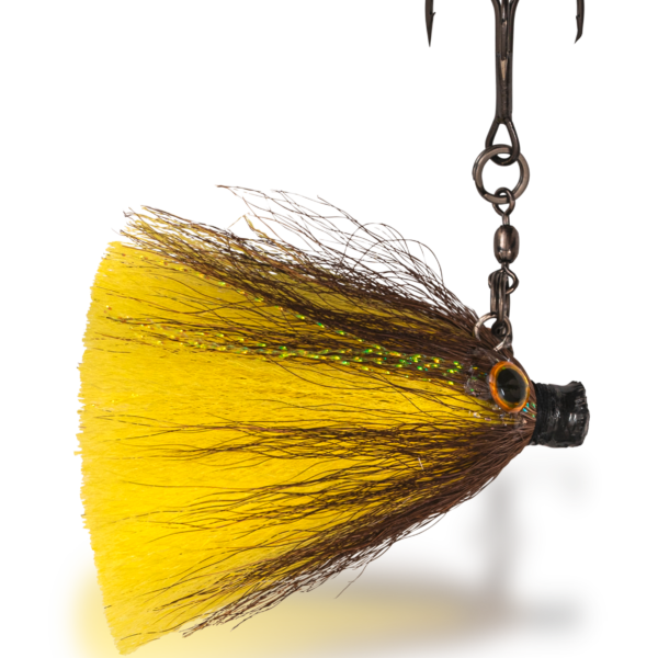 zebco 10g 6cm mouse jig head black gold 2