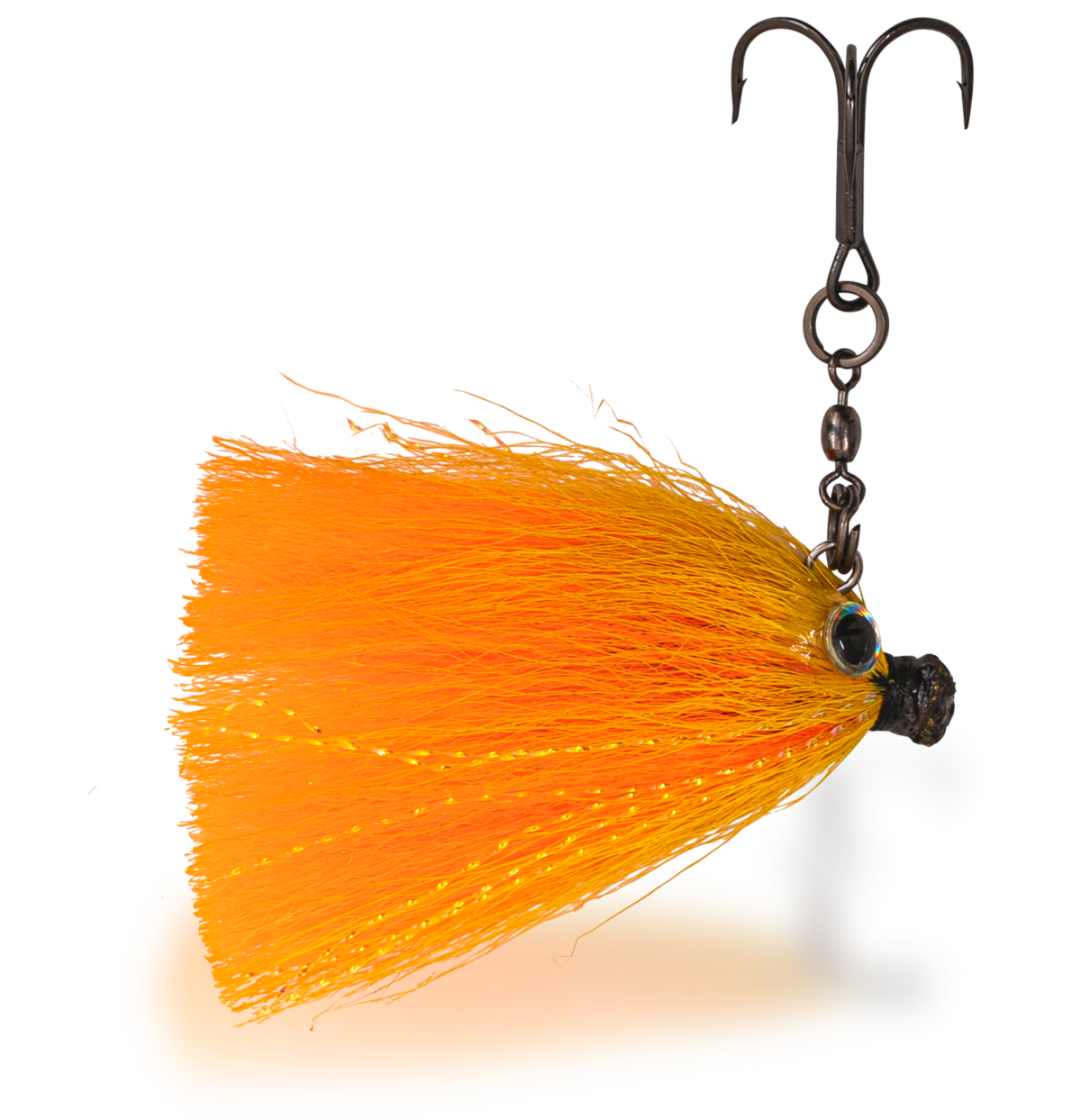 zebco 10g 6cm mouse jig head red yellow 2