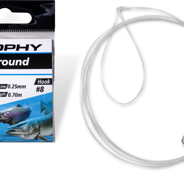 Zebco #4 Trophy Allround hook-to-nylon silver Hooklength 70cm » Fish.bg | Хвани повече с Fish.bg
