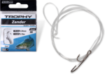 zebco 8 trophy zander hook to nylon silver hooklength 70cm