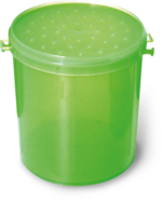 zebco bait container worm box s h 100mm green
