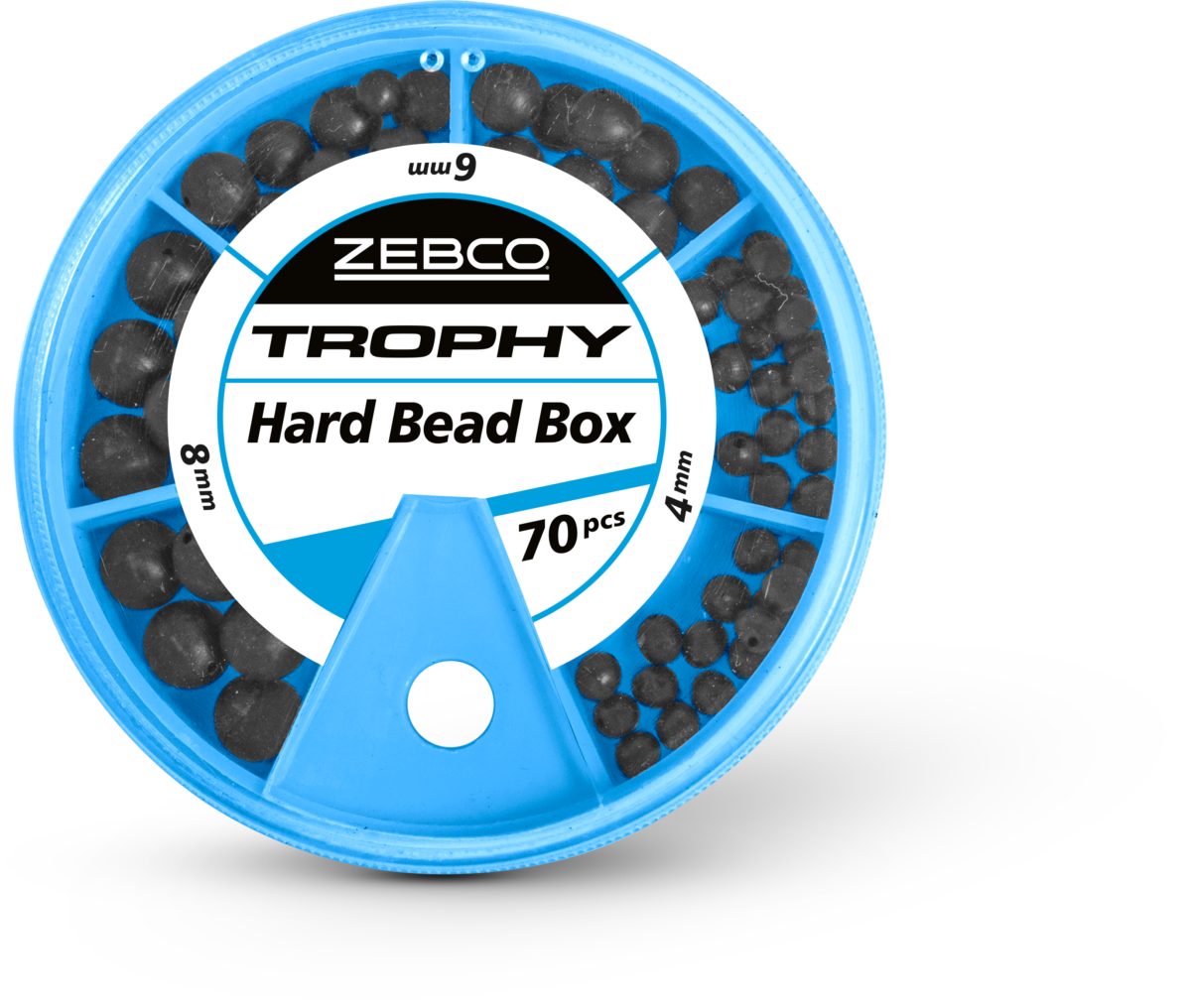 zebco bead box hard black 70 pcs