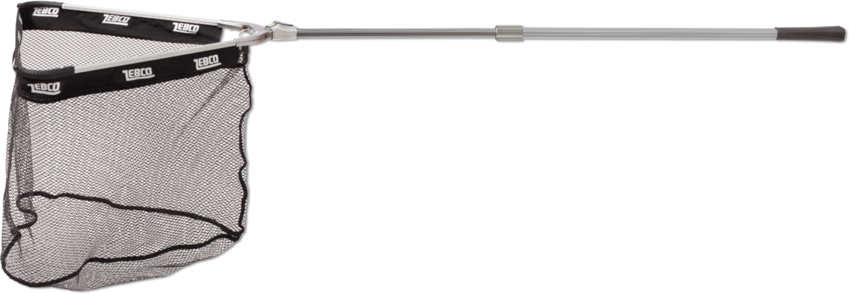 zebco l 200m metal power landing net w 60cm h 60cm 6x6mm 2