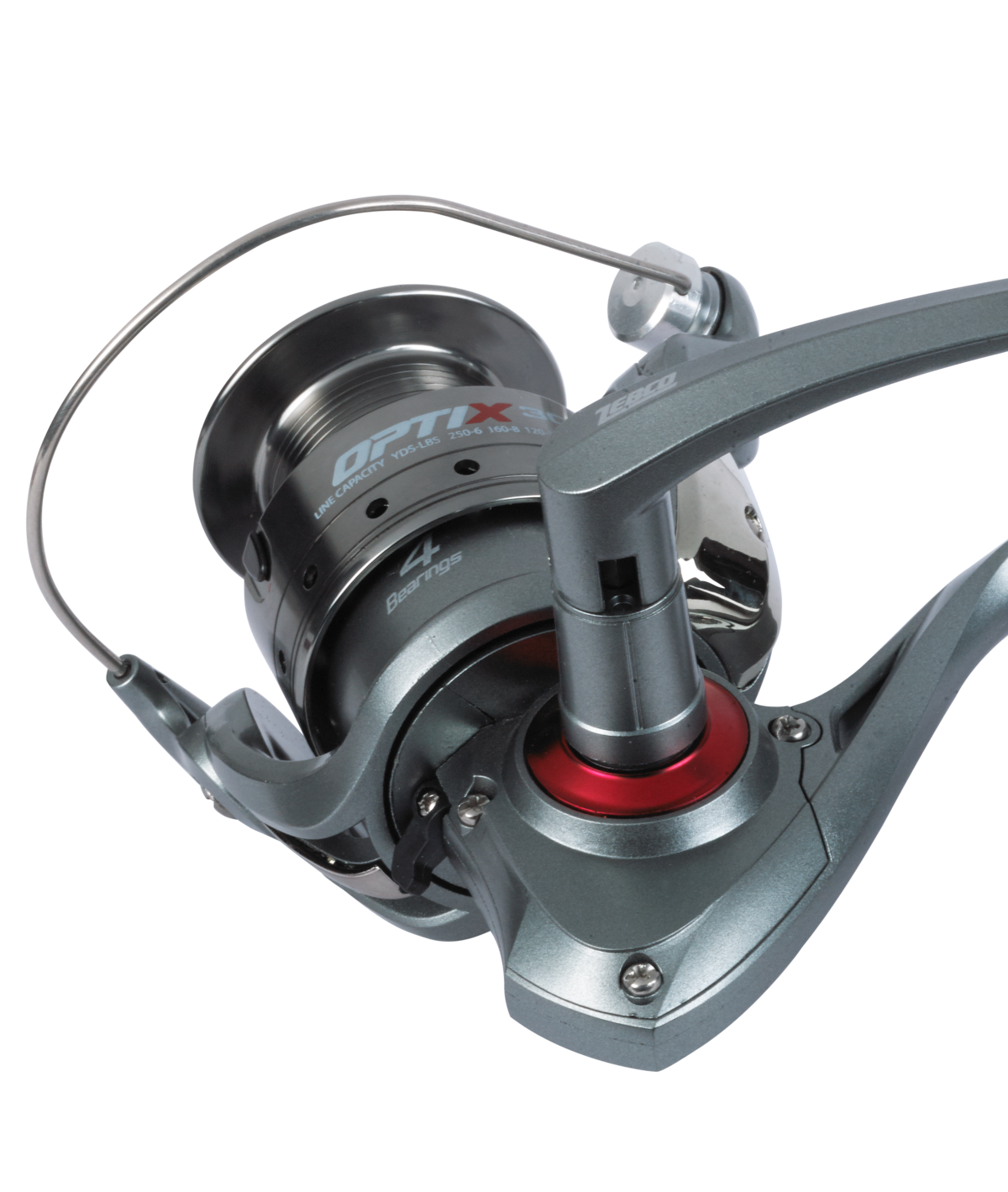 zebco optix model 20 bb 4 130m 018mm drag f 450kg 10lbs